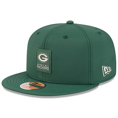 Men's New Era Green Green Bay Packers 2025 Sideline 59FIFTY Fitted Hat