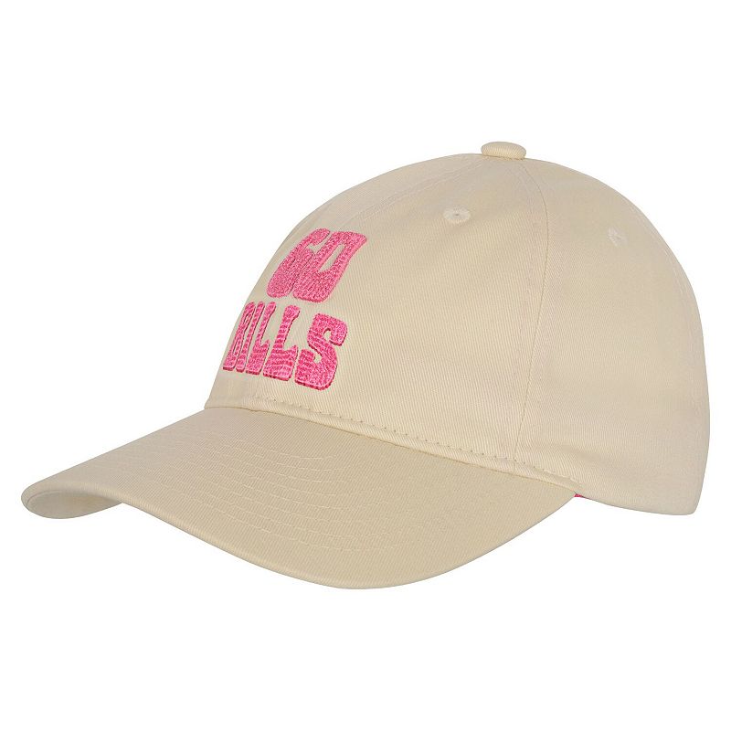 Girls Youth Outerstuff Cream Buffalo Bills Blitz Adjustable Hat, Beige