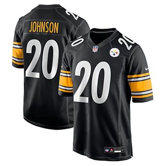 Men's Nike Kaleb Johnson Black Pittsburgh Steelers Team Game Jersey