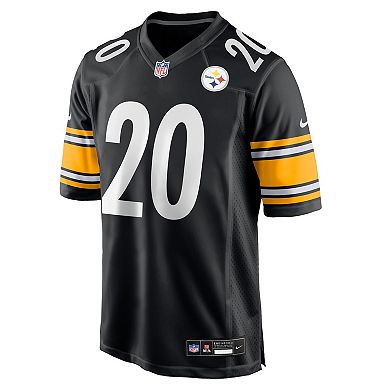 Men's Nike Kaleb Johnson Black Pittsburgh Steelers Team Game Jersey
