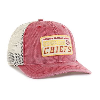 Men's '47 Red Kansas City Chiefs Canteen Relaxed Trucker Adjustable Hat