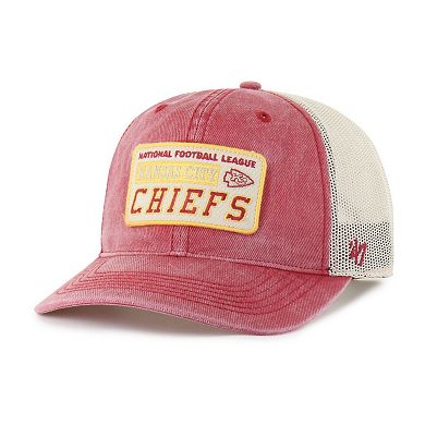 Men's '47 Red Kansas City Chiefs Canteen Relaxed Trucker Adjustable Hat