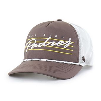 Men's '47 Brown San Diego Padres Brrr Downburst Mesh Hitch Adjustable Hat