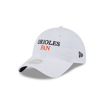 Women's New Era White Baltimore Orioles Team Fan 9TWENTY Adjustable Hat