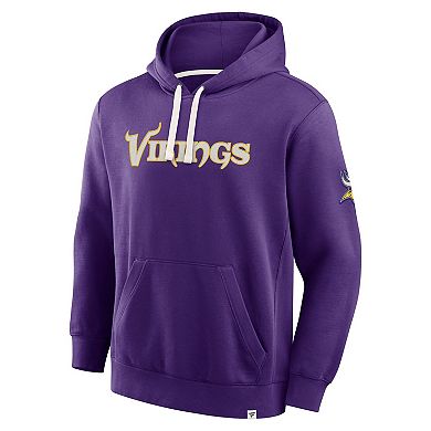 Men's Fanatics Purple Minnesota Vikings New Horizons Heritage Pullover Hoodie