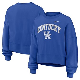 Women's Nike Royal Kentucky Wildcats Oversized Phoenix Arch Pullover Sweatshirt