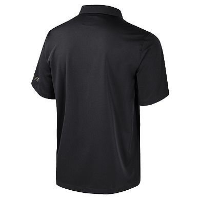 Men's Colosseum Black Purdue Boilermakers Strike Bowling Button-Up Shirt