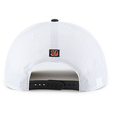 Men's '47 White/Black Cincinnati Bengals Suburbia Hitch Two-Tone Adjustable Hat