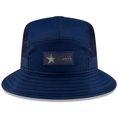 Men's New Era Navy Dallas Cowboys 2025 Sideline Bucket Hat