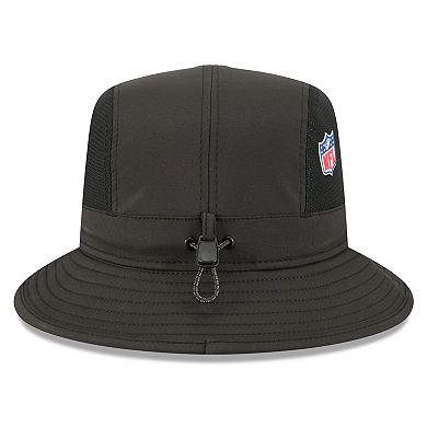 Men's New Era Black Baltimore Ravens 2025 Sideline Bucket Hat