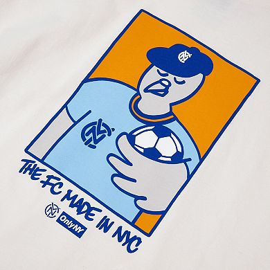 Unisex Only NY x NYCFC Natural Pigeon Mascot T-Shirt