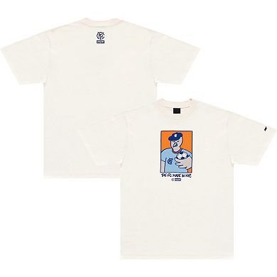 Unisex Only NY x NYCFC Natural Pigeon Mascot T-Shirt