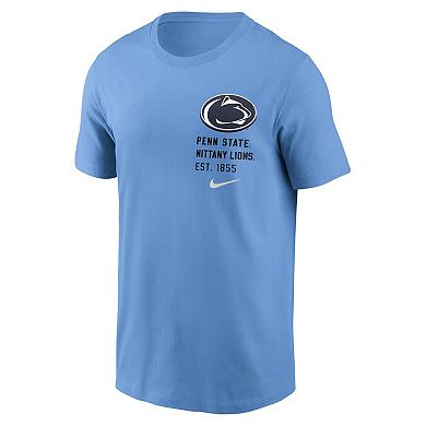 Men's Nike Valor Blue Penn State Nittany Lions Record Shattered 2-Hit T-Shirt