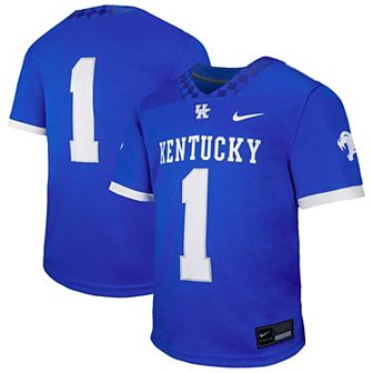 Youth Nike #1 Royal Kentucky Wildcats Untouchable Replica Game Jersey