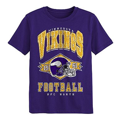 Preschool Outerstuff Purple Minnesota Vikings Kick Off T-Shirt