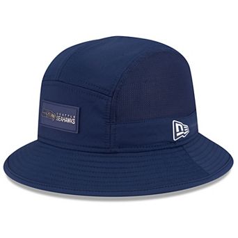 Men's New Era College Navy Seattle Seahawks 2025 Sideline Bucket Hat