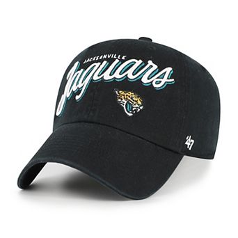 Women's '47 Black Jacksonville Jaguars Ariana Clean Up Adjustable Hat