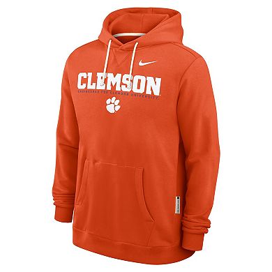 Men's Nike Orange Clemson Tigers 2025 Sideline Standard Issue Dri-FIT Hoodie