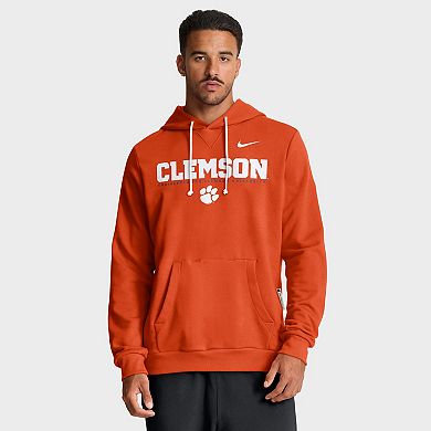 Men's Nike Orange Clemson Tigers 2025 Sideline Standard Issue Dri-FIT Hoodie