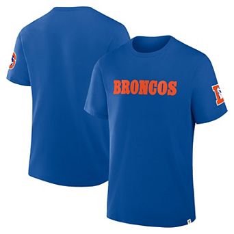 Men's Fanatics Royal Denver Broncos Elevated Classic Legacy T-Shirt
