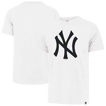 Men's '47 White New York Yankees Imprint Franklin T-Shirt