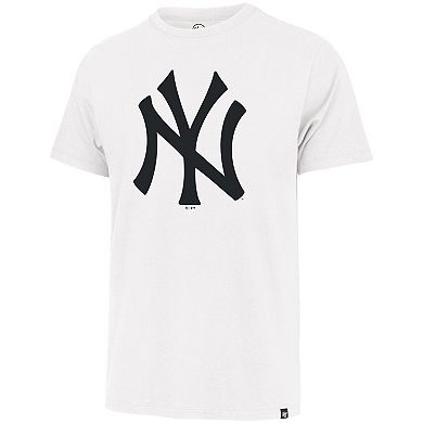 Men's '47 White New York Yankees Imprint Franklin T-Shirt