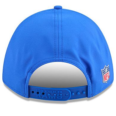 Youth New Era Royal Los Angeles Rams 2025 Sideline 9FORTY Adjustable Hat