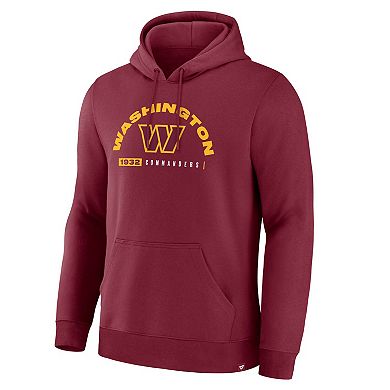Men's Fanatics Burgundy Washington Commanders Delay of Game Legacy Pullover Hoodie