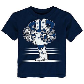 Girls Toddler Outerstuff Navy Dallas Cowboys Game Fit T-Shirt