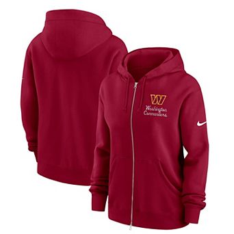 Women's Nike Burgundy Washington Commanders Phoenix Rewind Full-Zip Hoodie