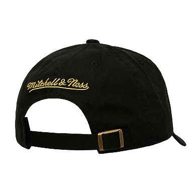 Women's Mitchell & Ness Black Boston Bruins Micro Lefty Adjustable Hat