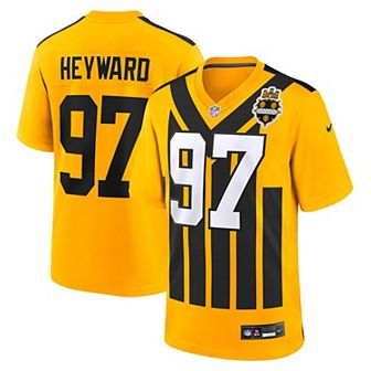 Men's Nike Cameron Heyward Gold Pittsburgh Steelers Alternate 1933 Throwback Game Jersey