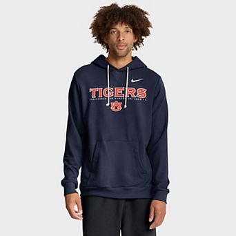 Men's Nike Navy Auburn Tigers 2025 Sideline Standard Issue Dri-FIT Hoodie