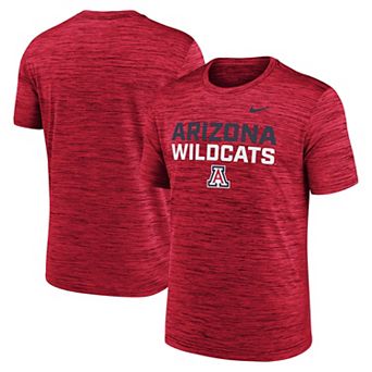 Men's Nike Red Arizona Wildcats Campus Center Stack Velocity Performance T-Shirt