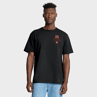 Men's Fanatics Black Cincinnati Bengals Passing Pocket Legacy T-Shirt