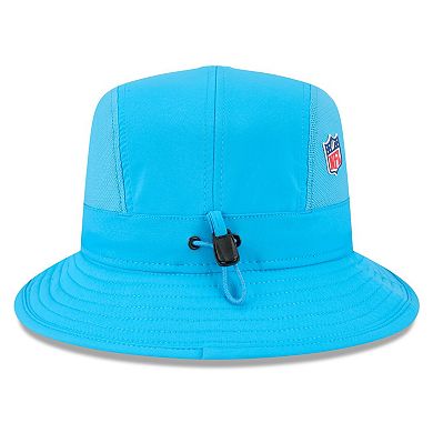 Men's New Era Blue Carolina Panthers 2025 Sideline Bucket Hat