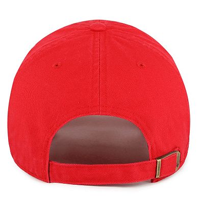 Women's '47 Red Cincinnati Reds Ariana Clean Up Adjustable Hat