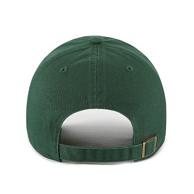 Men's '47 Green Miami Hurricanes Clean Up Adjustable Hat