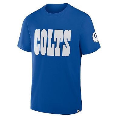 Men's Fanatics Royal Indianapolis Colts Elevated Classic Legacy T-Shirt