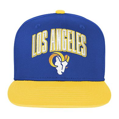 Youth Outerstuff Royal Los Angeles Rams Essentials Adjustable Hat