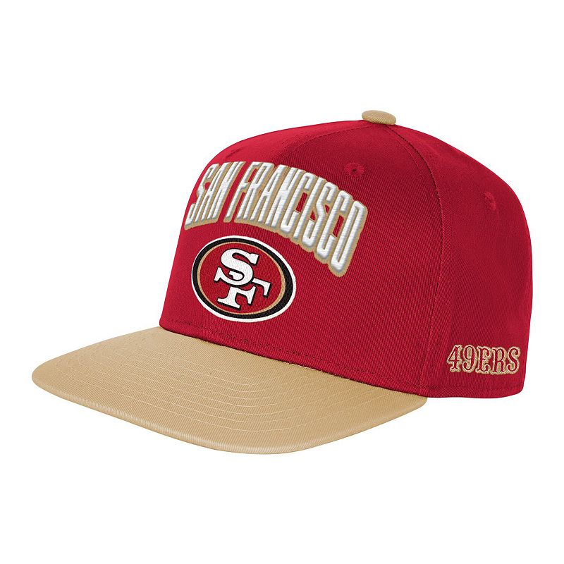 Youth Outerstuff Scarlet San Francisco 49ers Essentials Adjustable Hat, Red