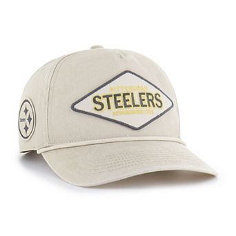 Men's '47 Khaki Pittsburgh Steelers Cairn Hitch Adjustable Hat