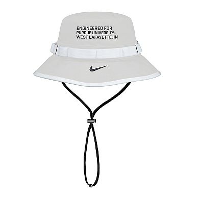 Men's Nike Gray Purdue Boilermakers 2025 On-Field Boonie Performance Bucket Hat