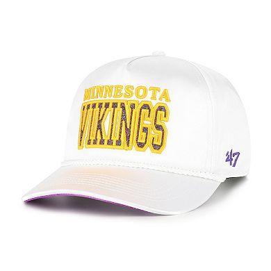 Women's '47 White Minnesota Vikings Outspoken Hitch Adjustable Hat