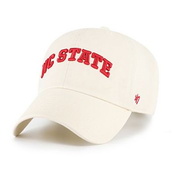 Men's '47 Sand NC State Wolfpack Clean Up Adjustable Hat