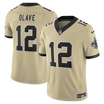 Men's Nike Chris Olave Gold New Orleans Saints Gameday Golds Alternate Vapor F.U.S.E. Limited Jersey
