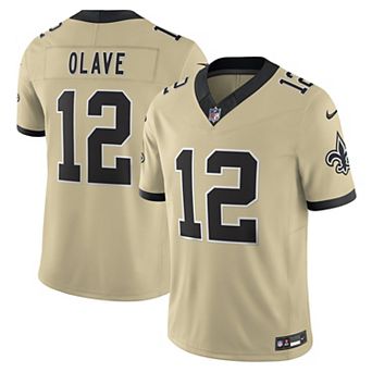Men's Nike Chris Olave Gold New Orleans Saints Gameday Golds Alternate Vapor F.U.S.E. Limited Jersey