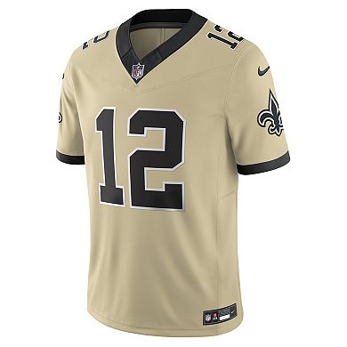 Men's Nike Chris Olave Gold New Orleans Saints Gameday Golds Alternate Vapor F.U.S.E. Limited Jersey