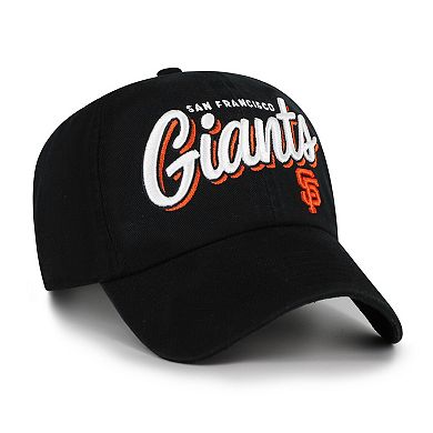 Women's '47 Black San Francisco Giants Ariana Clean Up Adjustable Hat