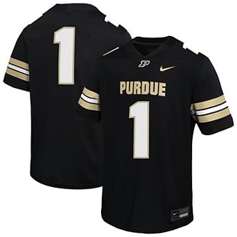 Youth Nike #1 Black Purdue Boilermakers Untouchable Replica Game Jersey
